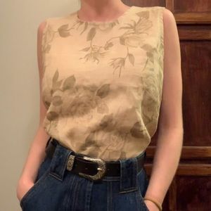 Linen Summer Academia Top